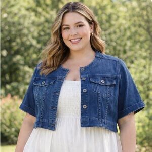 Torrid Women's Dark Blue Jean Jacket